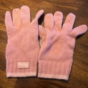 Coach Knit Cashmere Gloves